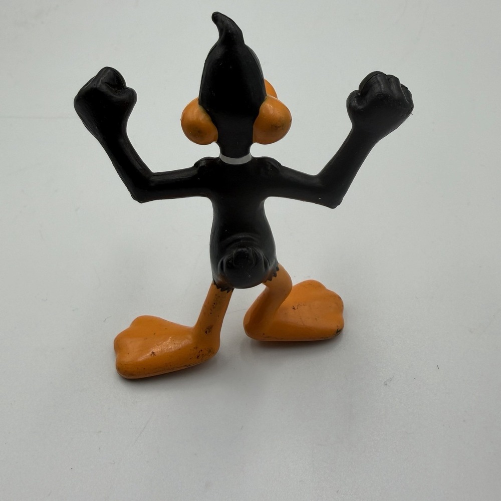 Vintage 1991 WB Warner Bros. Daffy Duck PVC Figure Looney Tunes Collectible Euc - Picture 3 of 5